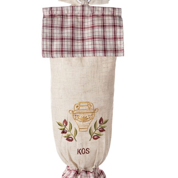 Σακουλοθήκη 1313 (23cm x 54cm) κόκκινο KOS SilkFashion