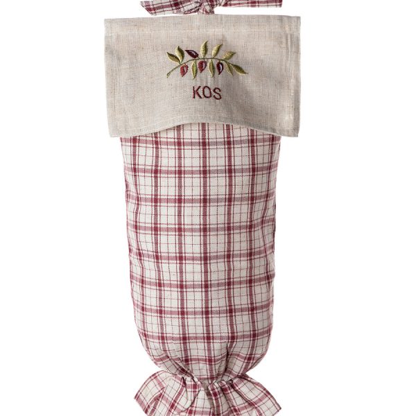 Σακουλοθήκη 1312 (23cm x 54cm) κόκκινο KOS SilkFashion