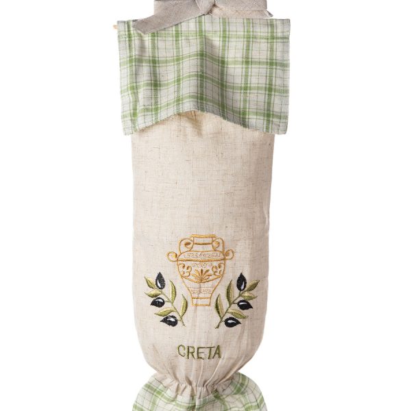 Σακουλοθήκη 1313 (23cm x 54cm) πράσινο CRETA SilkFashion