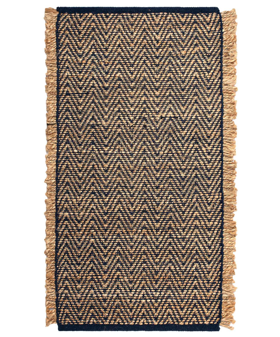 Untitled-2640 Χαλί γιούτα 1744 (60cm x 130cm) μπλέ SilkFashion - Image 1