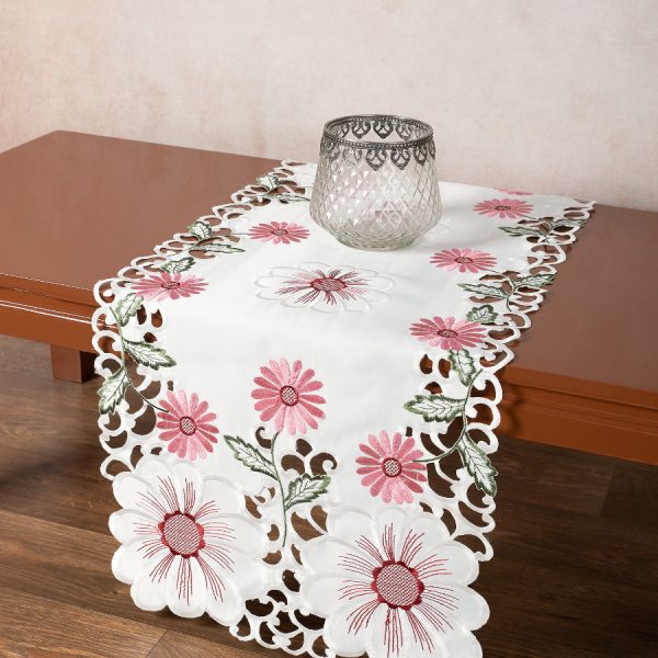 Σατέν κοφτή τραβέρσα (40cmcm x 170cm) 291 σάπιο μήλο SilkFashion