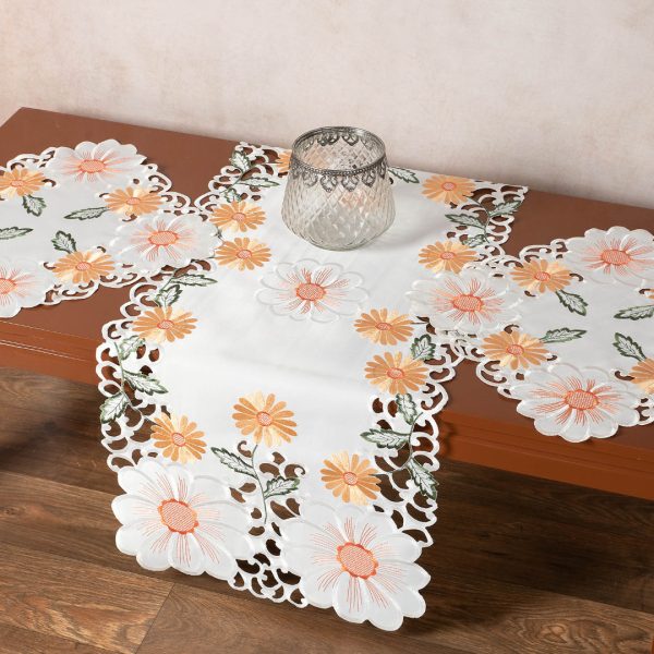 Σατέν κοφτό σεμέν (40cm x 110cm 2 x 40cm x 40cm) 291 πορτοκαλί SilkFashion