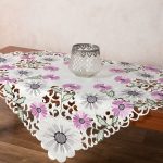 Σατέν κοφτό καρέ (60cm x 60cm) 291 μώβ SilkFashion