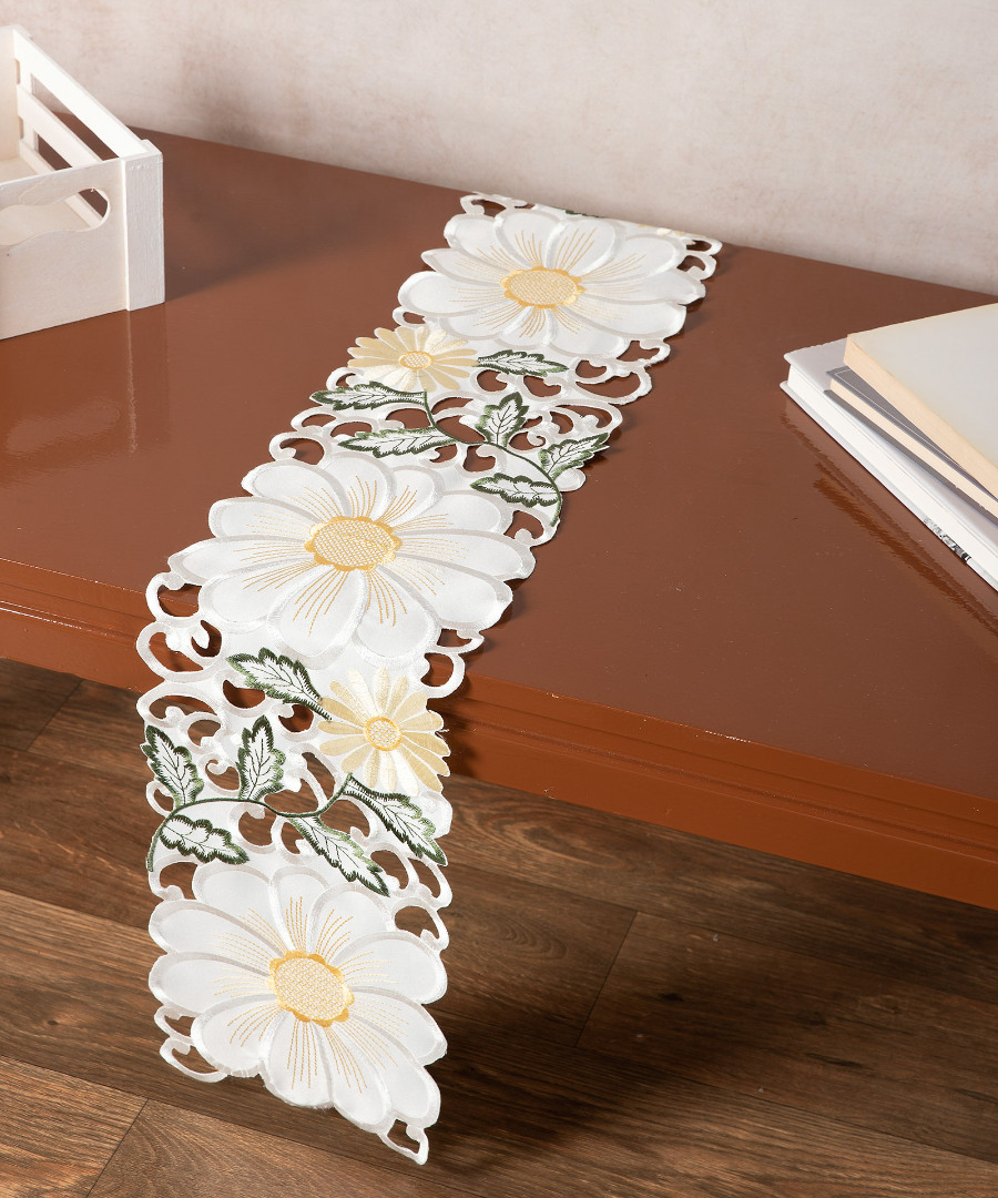 Untitled-2709 Σατέν κοφτή τραβέρσα (20cm x 150cm) 291κίτρινο SilkFashion - Image 1