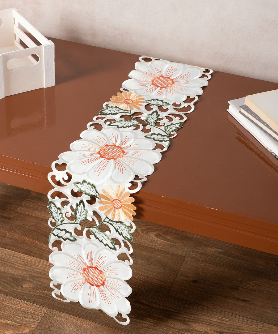 Untitled-2711 Σατέν κοφτή τραβέρσα (20cm x 150cm) 291 πορτοκαλί SilkFashion - Image 1