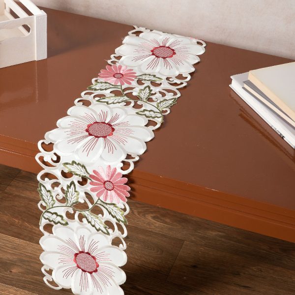 Σατέν κοφτή τραβέρσα (20cm x 150cm) 291σάπιο μήλο SilkFashion