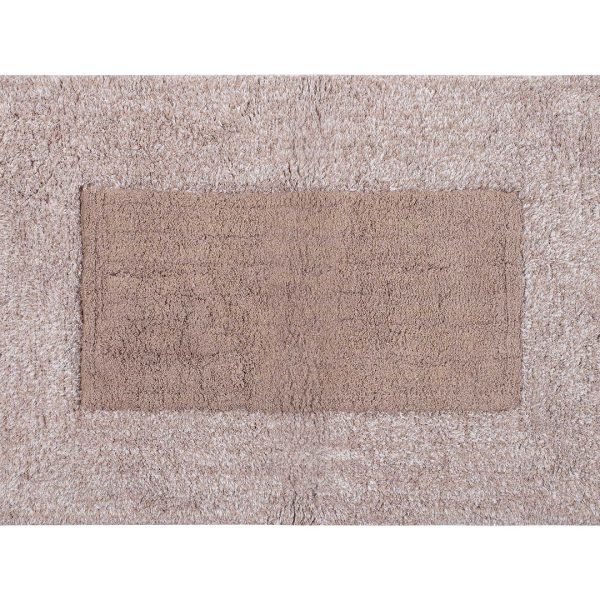 Πατάκι geometrical (60cm x 90cm) μπέζ SilkFashion