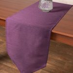 Σατέν τραβέρσα 2015 (40cm x 175cm) μώβ SilkFashion