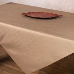 Σατέν τραπεζοκαρέ 2015 (130cm x 130cm) πούρου SilkFashion