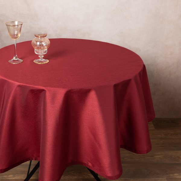 Σατέν ροτόντα 2015 (150cm) μπορντώ SilkFashion