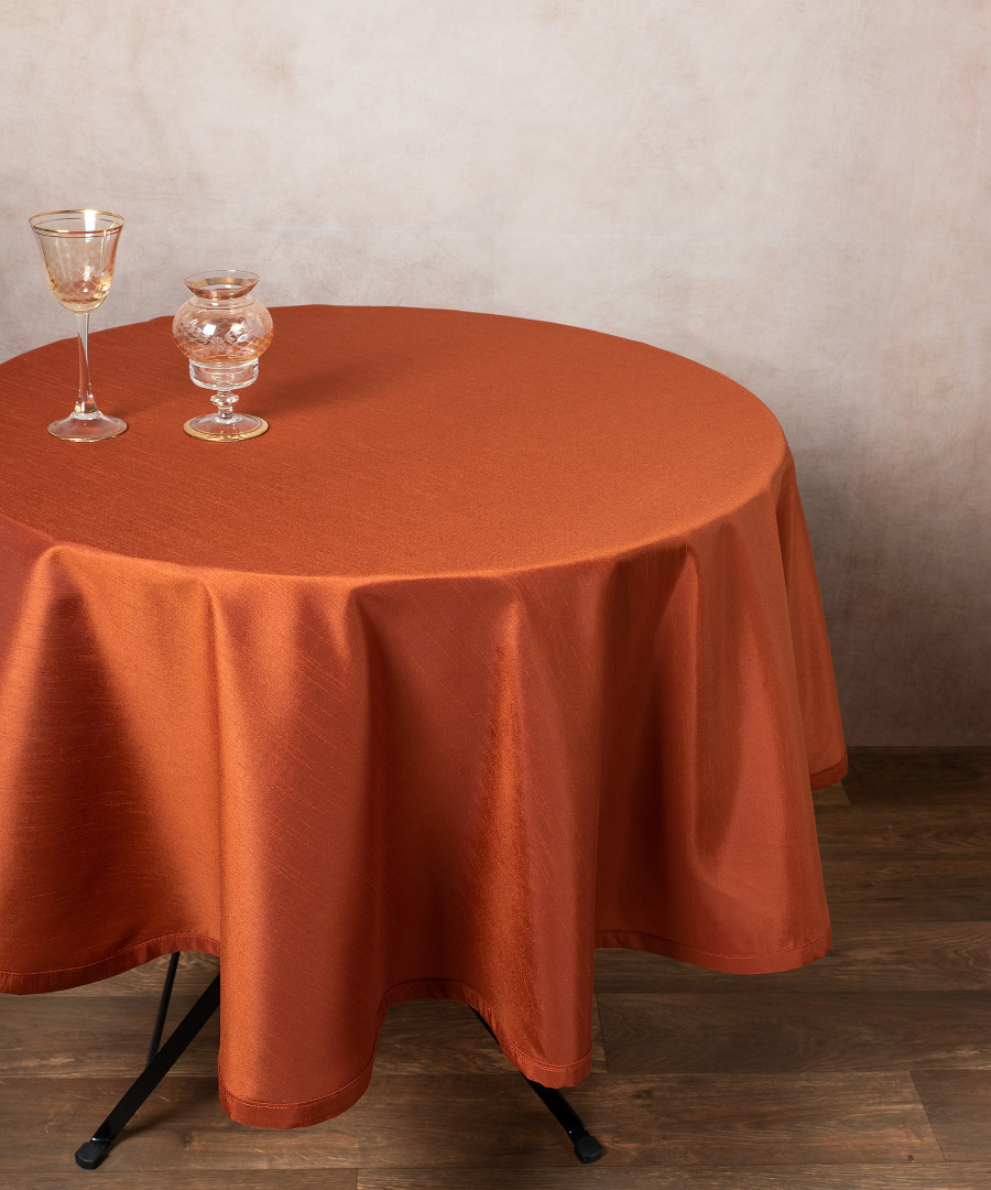 Untitled-2838 Σατέν ροτόντα 2015 (150cm) κεραμιδί SilkFashion - Image 1