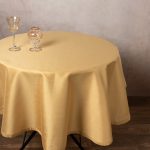 Σατέν ροτόντα 2015 (150cm) χρυσό SilkFashion