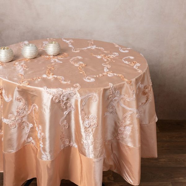 Σατέν Ροτόντα (180cm rd) 6271 Σομών SilkFashion