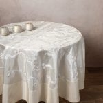 Σατέν Ροτόντα (150cm rd) 6271 Ivory SilkFashion