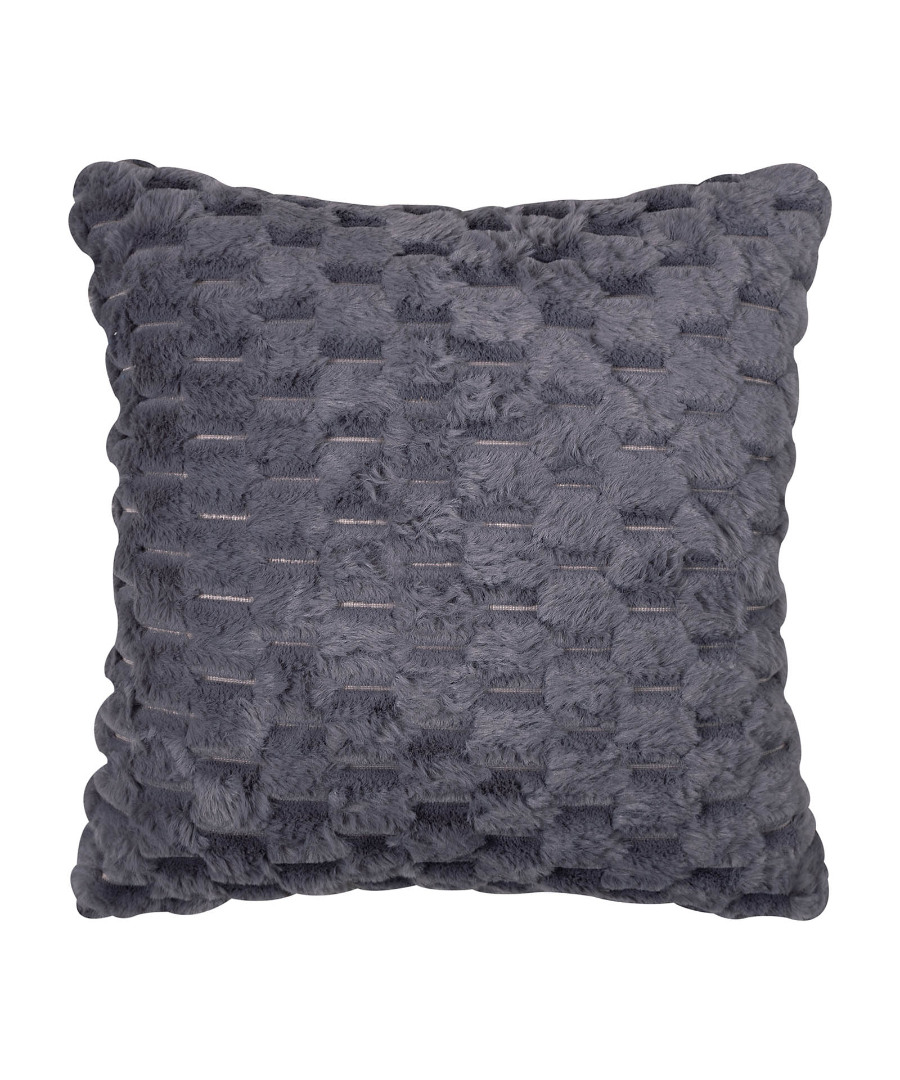 Untitled-2859 Γούνινη διακοσμητική μαξιλαροθήκη mink (45cm x 45cm) γκρί SilkFashion - Image 1