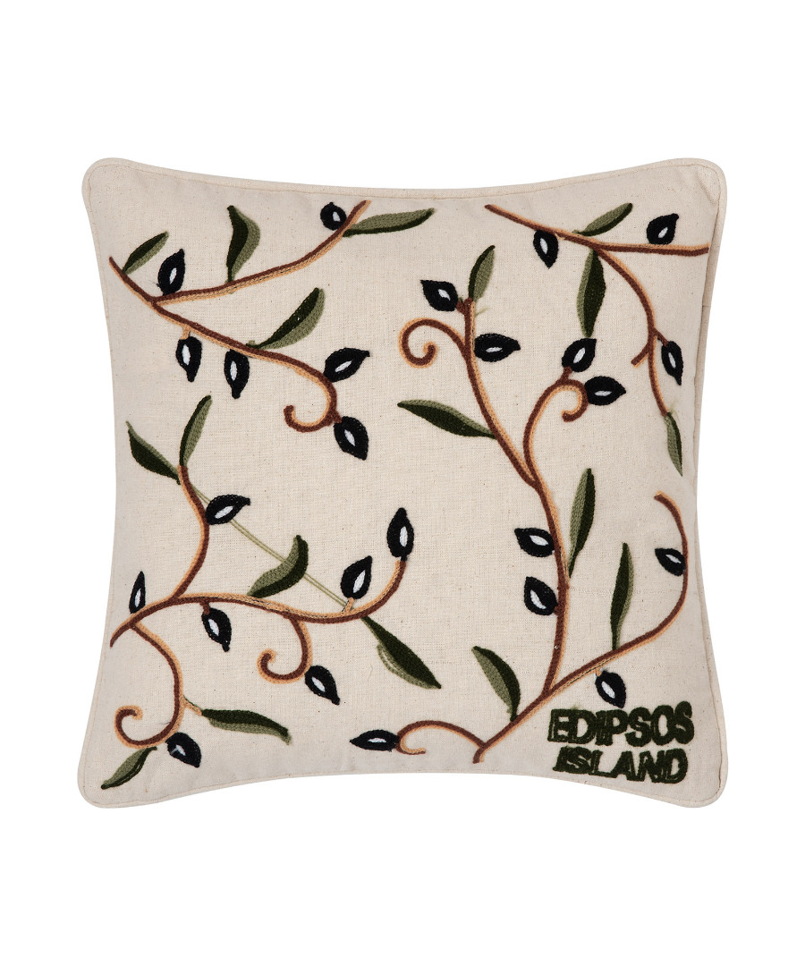 Untitled-3027 ΜΑΞΙΛΑΡΟΘΗΚΗ (45cm x 45cm) ελιά ΑΙΔΗΨΟΣ SilkFashion - Image 1