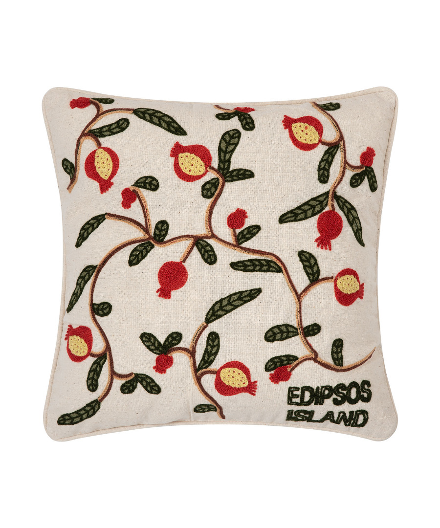 Untitled-3028 ΜΑΞΙΛΑΡΟΘΗΚΗ (42cm x 42cm) υφαντή ρόδι ΑΙΔΗΨΟΣ SilkFashion - Image 1