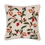 ΜΑΞΙΛΑΡΟΘΗΚΗ (42cm x 42cm) υφαντή ρόδι ΚΡΗΤΗ SilkFashion