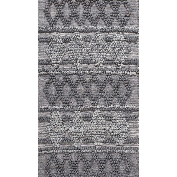 Πατάκι taj mahal (60cm x 130cm) ανοιχτό γκρί SilkFashion