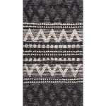 Πατάκι taj mahal (70cm x 160cm) σκούρο γκρί SilkFashion