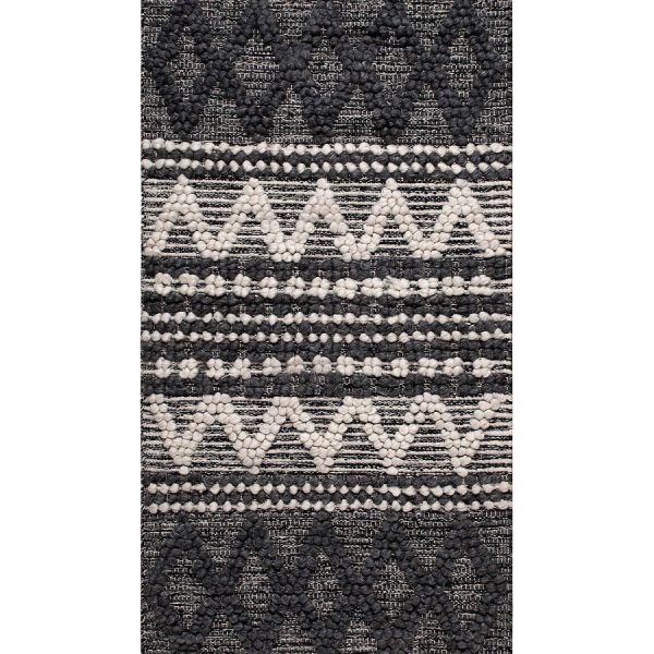 Πατάκι taj mahal (60cm x 130cm) σκούρο γκρί SilkFashion