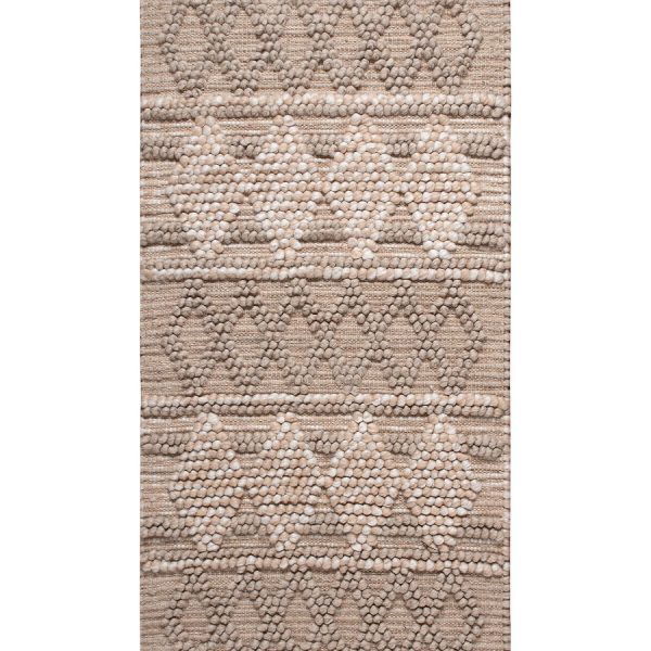 Πατάκι taj mahal (60cm x 130cm) μπέζ SilkFashion