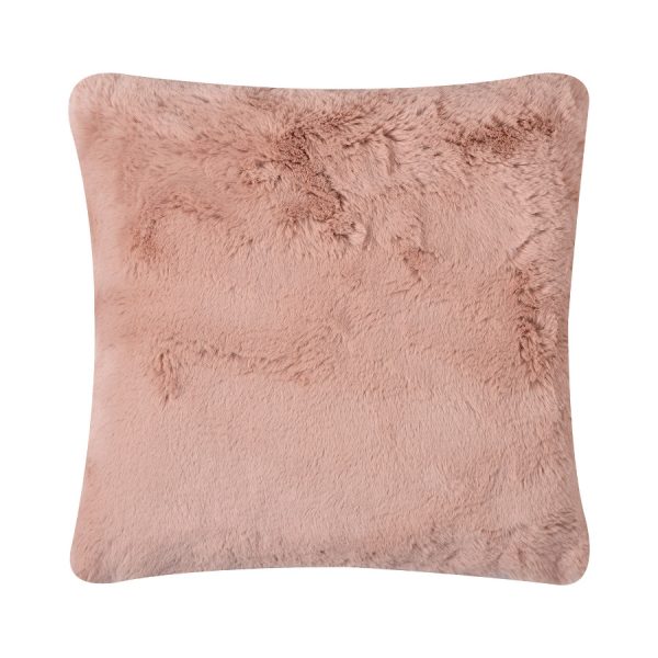 ΜΑΞΙΛΑΡΟΘΗΚΗ RABBIT FUR ΜΕ ΓΕΜΙΣΗ (45cm x 45cm) PINK SilkFashion