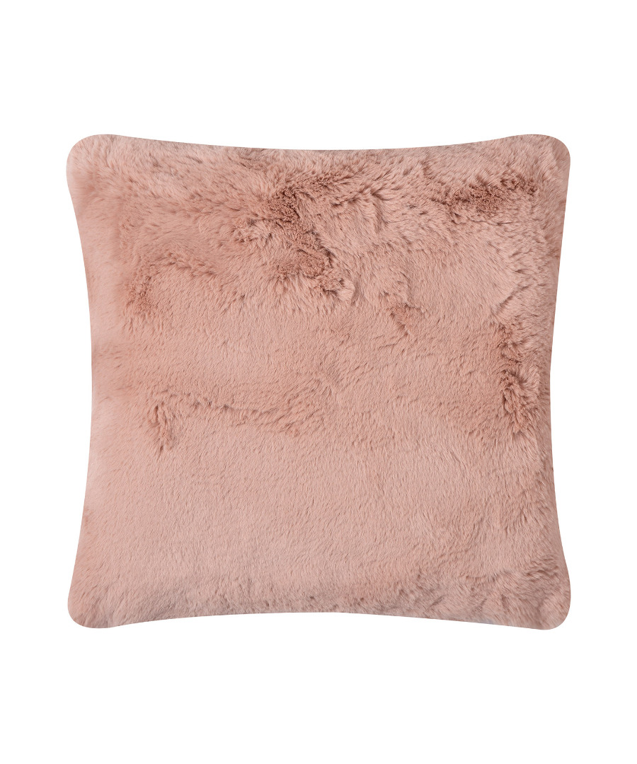 Untitled-3131 ΜΑΞΙΛΑΡΟΘΗΚΗ RABBIT FUR ΜΕ ΓΕΜΙΣΗ (45cm x 45cm) PINK SilkFashion - Image 1