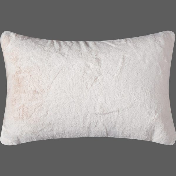 ΜΑΞΙΛΑΡΟΘΗΚΗ RABBIT FUR (40cm x 60cm) IVORY SilkFashion