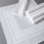 Πετσέτες φαγητού (10 τεμάχια) 423 (45cm X 45cm) λευκές SilkFashion