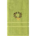 Πετσέτα Σώματος ( 70cm x 140cm ) Πράσινο με στεφάνι SilkFashion