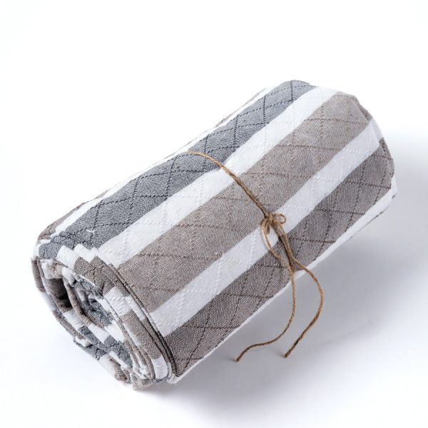 ΡΙΧΤΑΡΙΑ 17250 (180cm x 320cm) μπεζ/γκρι SilkFashion