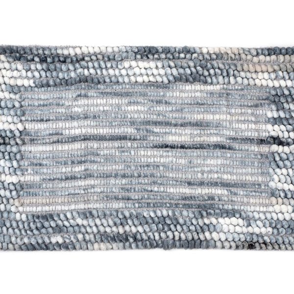 Πατάκι 15162 (55cm x 90cm) ανοιχτό γκρι SilkFashion