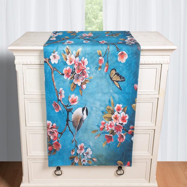 Τραβέρσα με στάμπα (45cm x 170cm) ks031 SilkFashion