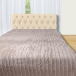 Fleece (220cm x 240cm) χωρίς sherpa Μπέζ SilkFashion