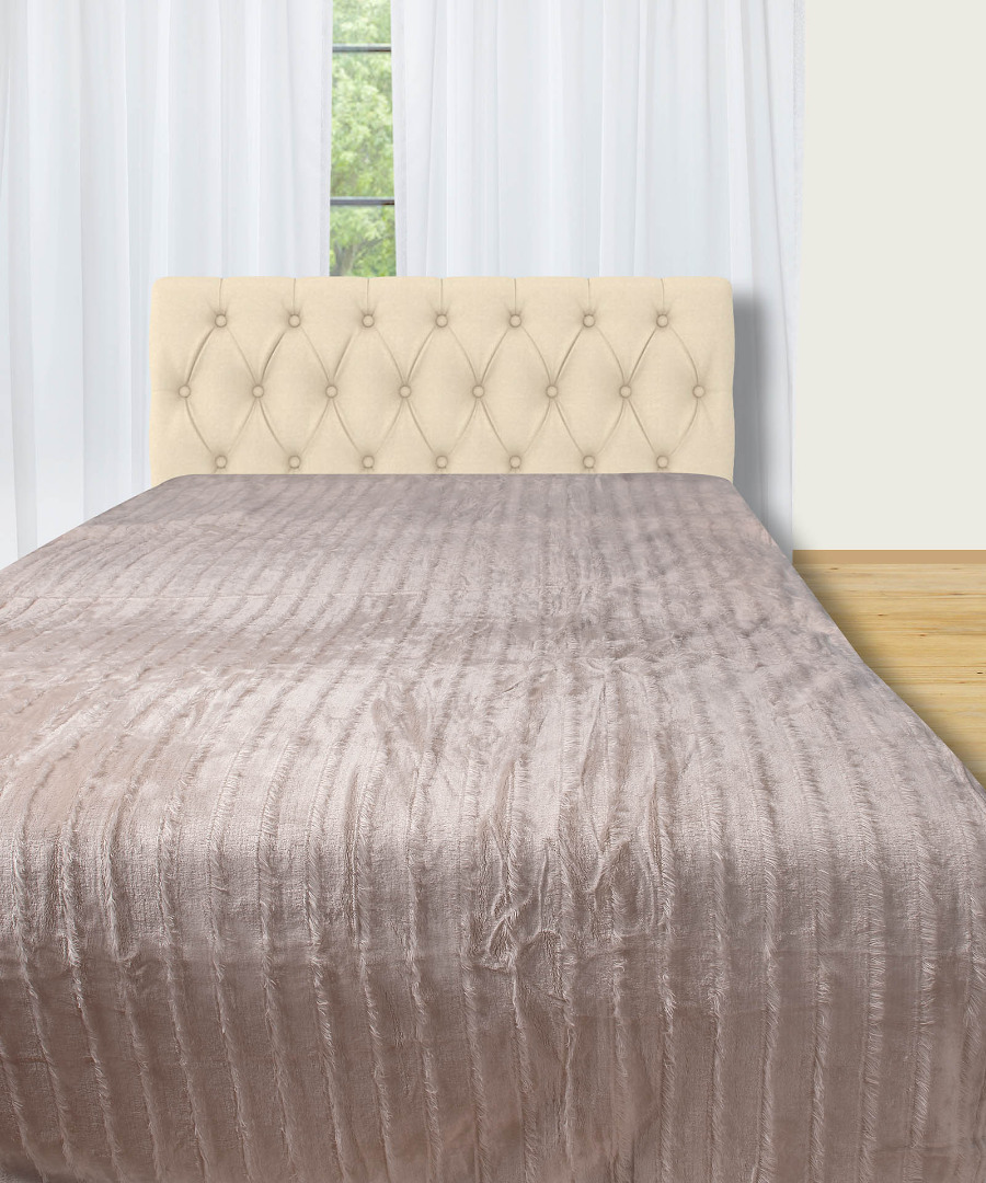 Untitled-3550 Fleece (220cm x 240cm) χωρίς sherpa Μπέζ SilkFashion - Image 1