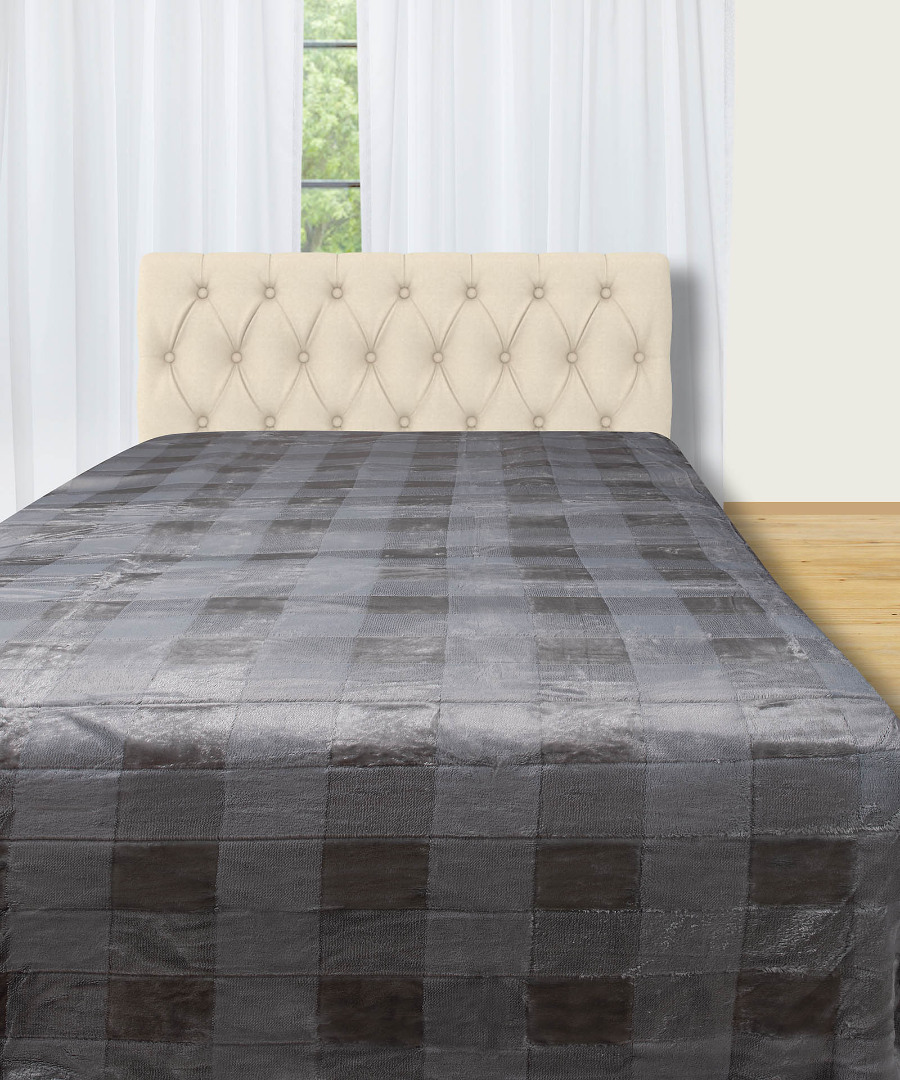 Untitled-3551 Fleece (240cm x 240cm) χωρίς sherpa γκρί SilkFashion - Image 1