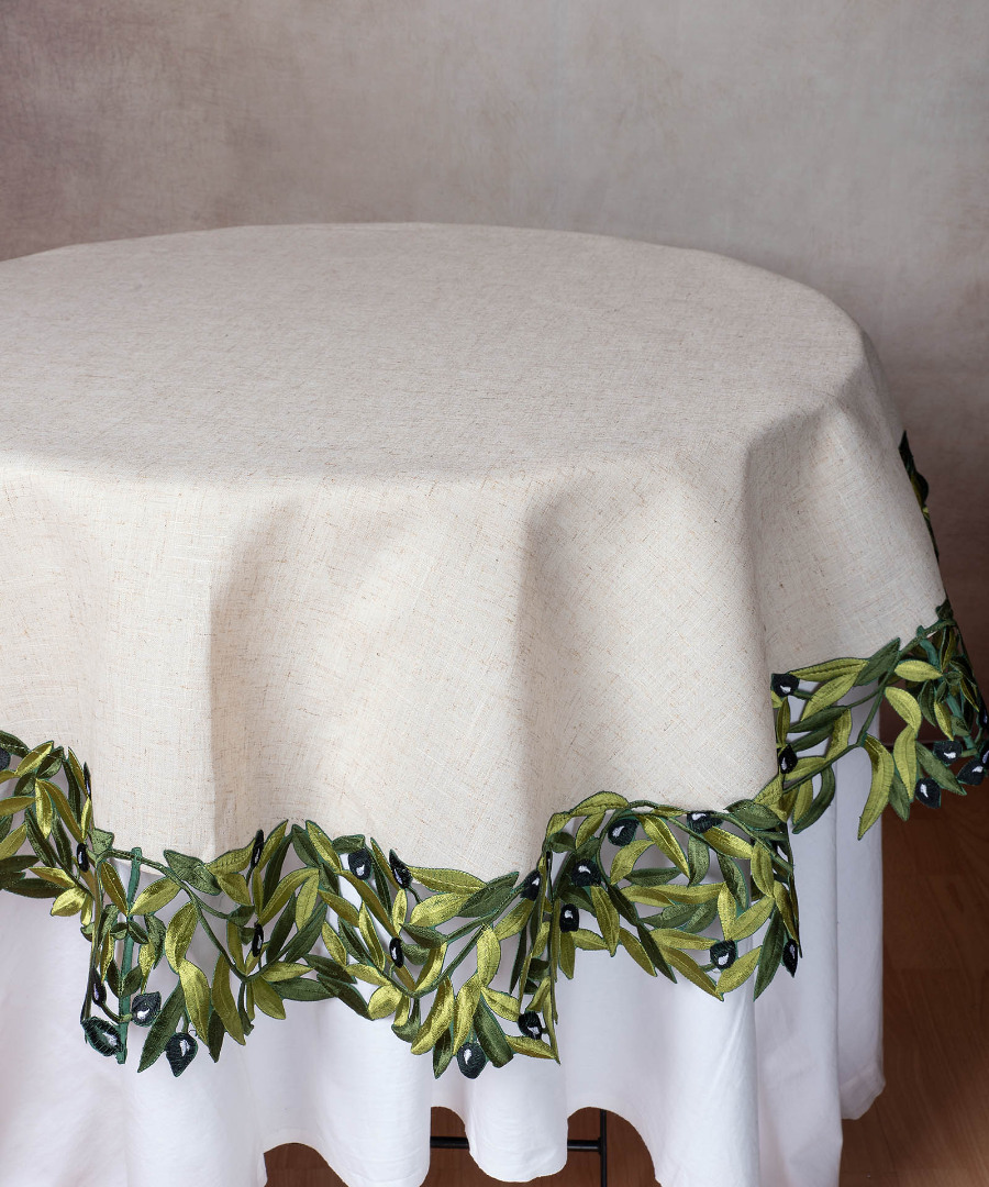 Untitled-3645 Ροτόντα 2353 (135cm) μαύρη ελιά SilkFashion - Image 1