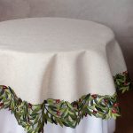 Ροτόντα 2353 (170cm) κόκκινη ελιά SilkFashion