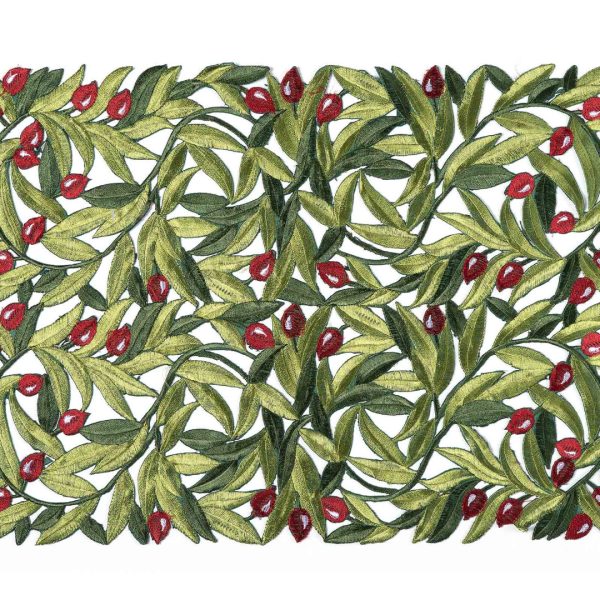 Σουπλά 2352 (35cm x 50cm) κόκκινη ελιά SilkFashion