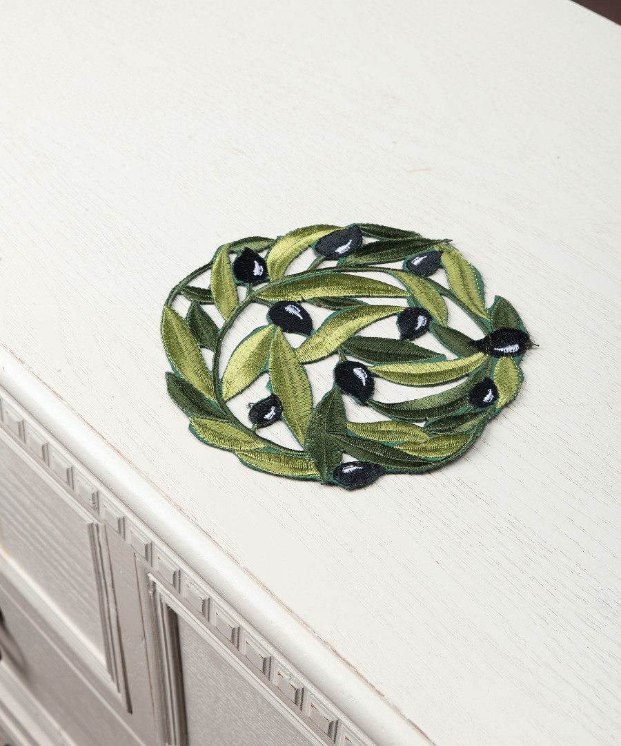 Untitled-3658 Σουβέρ 2352 (15cm) μαύρη ελιά SilkFashion - Image 1