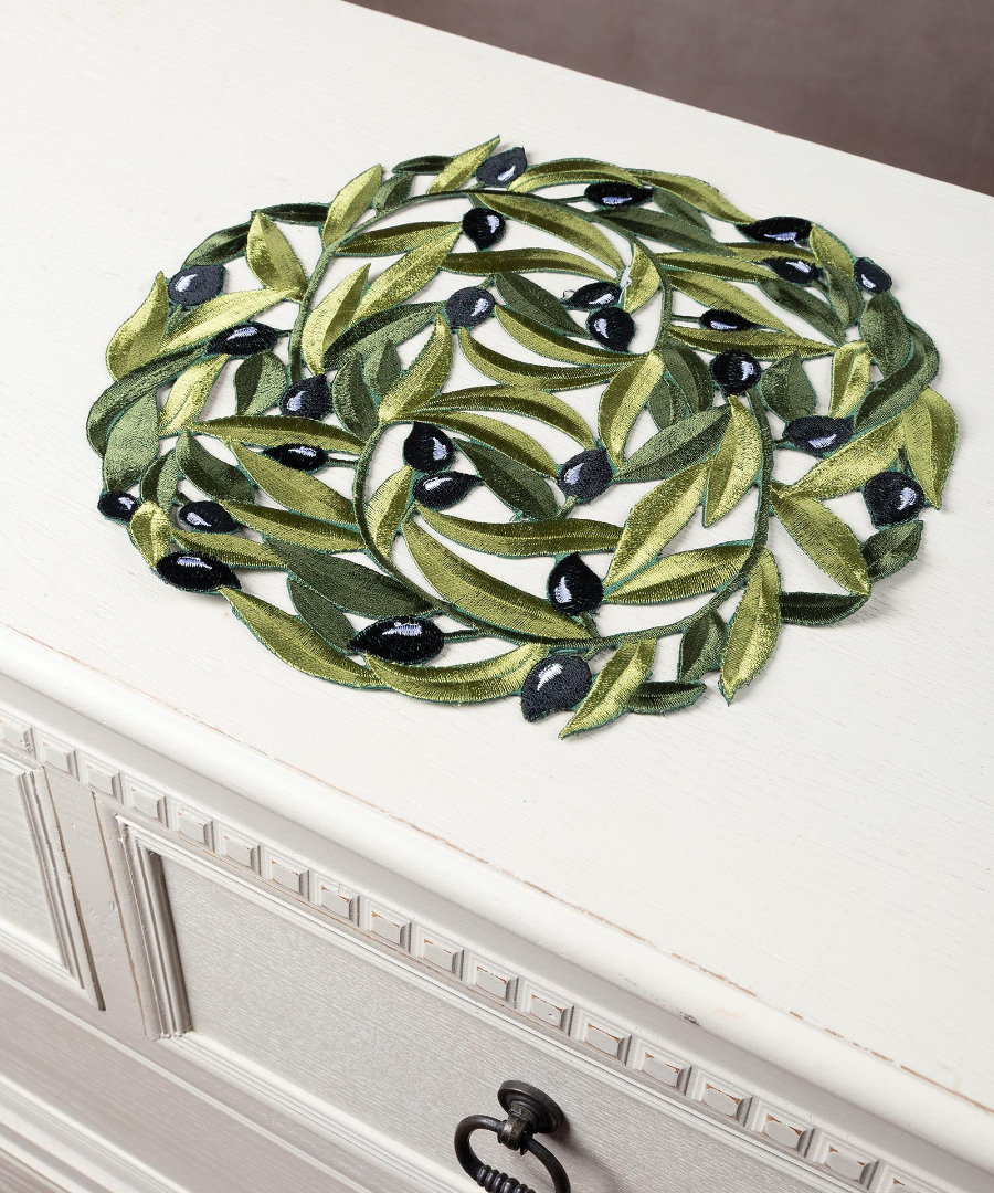 Untitled-3660 Σουβέρ 2352 (30cm) μαύρη ελιά SilkFashion - Image 1