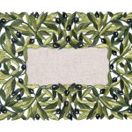 Σουπλά 2353 (35cm x 50cm) μαύρη ελιά SilkFashion