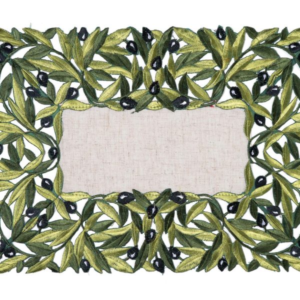 Σουπλά 2353 (35cm x 50cm) μαύρη ελιά SilkFashion