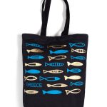 Τσάντα καραβόπανο (40cm x 40cm x 10cm) gold 6 GREECE SilkFashion