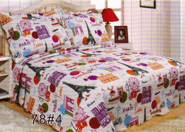 ΚΟΥΒΕΡΛΙ σετ (220cm x 240cm + 2 x 50cm x 70cm) W64578#4 SilkFashion