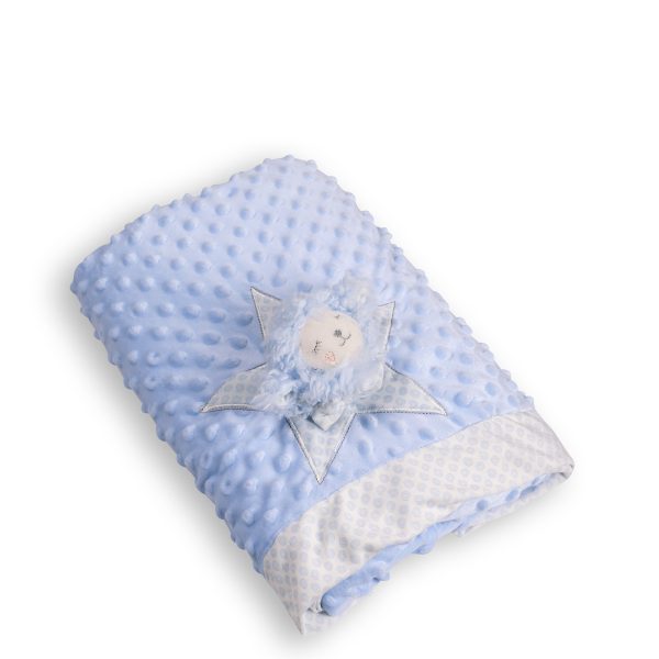 ΒΕΒΕ ΚΟΥΒΕΡΤΑΚΙ WL502W (75cm x 100cm) σιέλ SilkFashion