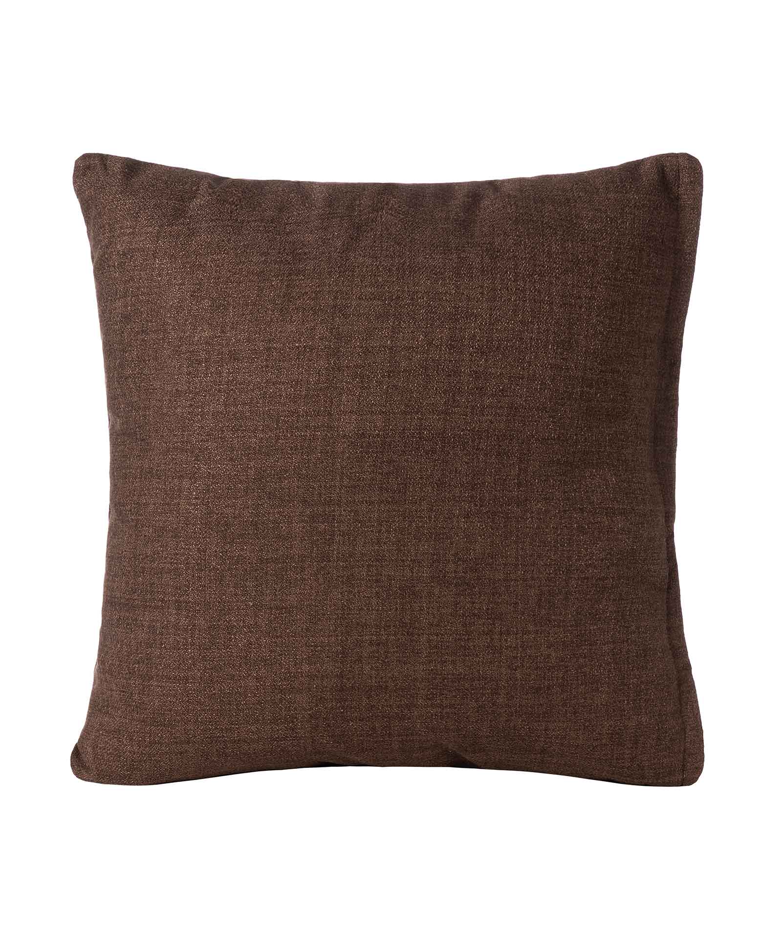 a803kafe ΜΑΞΙΛΑΡΟΘΗΚΗ Α803 (45cm x 45cm) καφέ SilkFashion - Image 1