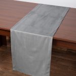 Τραβέρσα A804 (40cm x 160cm) ανοιχτό γκρί SilkFashion