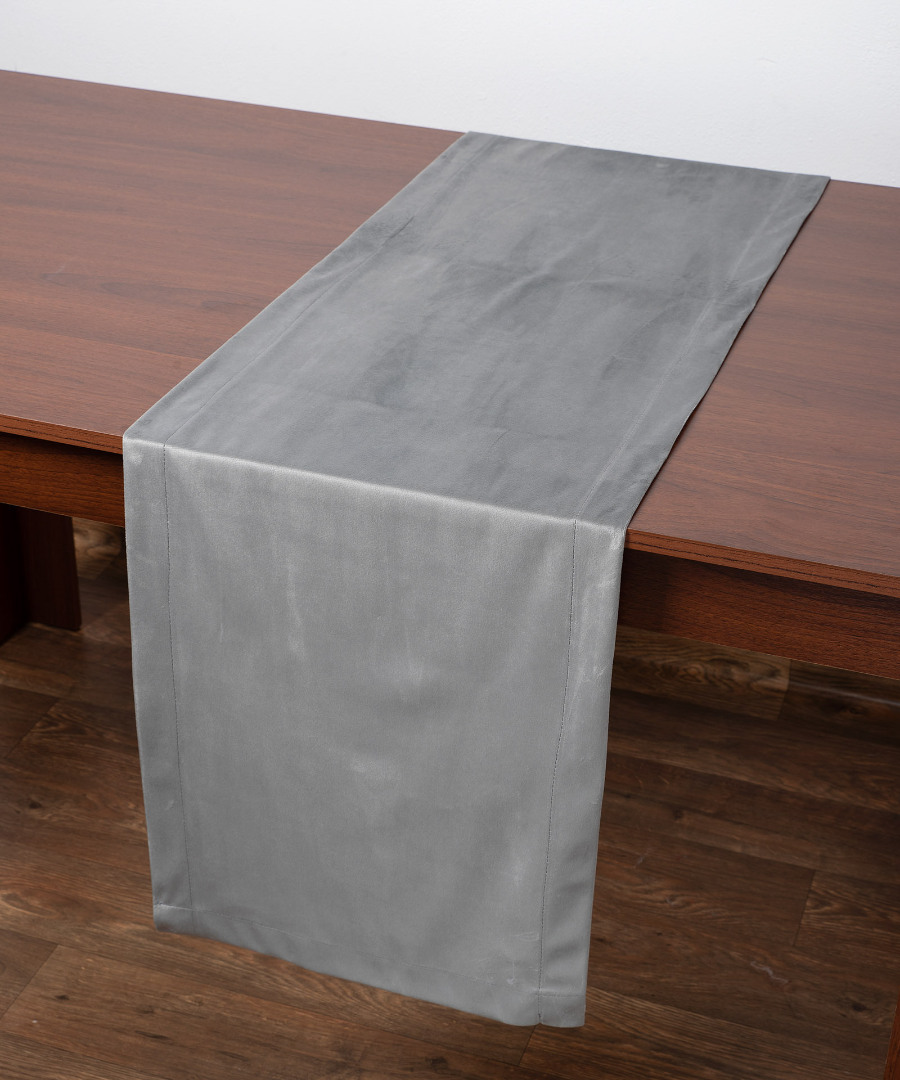 a804gkrianoixto2 Τραβέρσα A804 (40cm x 160cm) ανοιχτό γκρί SilkFashion - Image 1